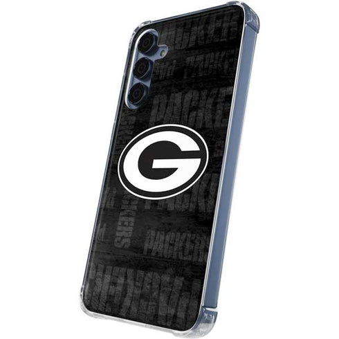 NFL Green Bay Packers Black & White Galaxy S24 Clear Case