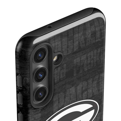NFL Green Bay Packers Black & White Galaxy S24 Impact Case