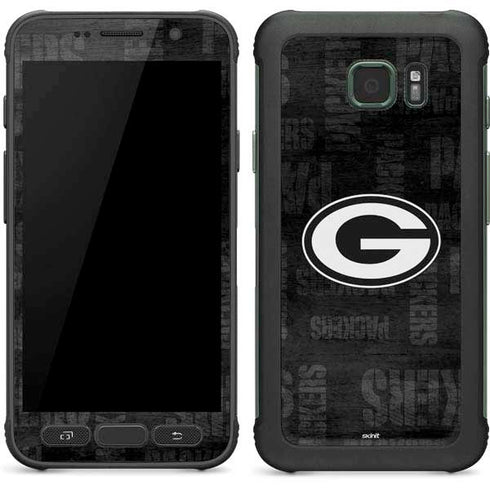 NFL Green Bay Packers Black & White Galaxy S7 Active Skin