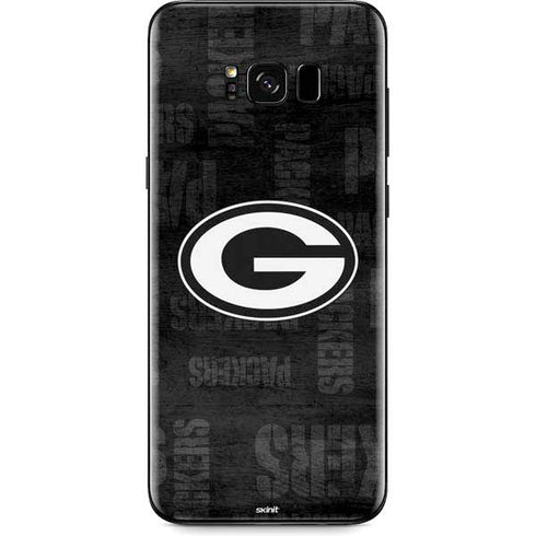 NFL Green Bay Packers Black & White Galaxy S8 Plus Skin
