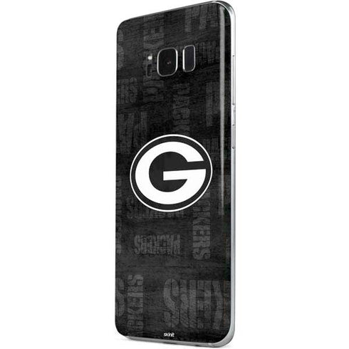NFL Green Bay Packers Black & White Galaxy S8 Skin