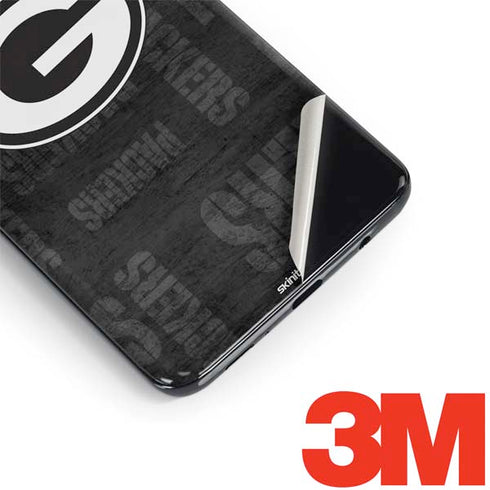 NFL Green Bay Packers Black & White Galaxy S9 Skin
