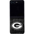 NFL Green Bay Packers Black & White Galaxy Z Flip5 5G Skin
