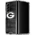 NFL Green Bay Packers Black & White Galaxy Z Fold4 5G Clear Case