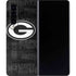 NFL Green Bay Packers Black & White Galaxy Z Fold4 5G Skin