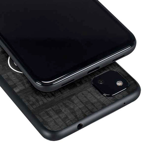 NFL Green Bay Packers Black & White Google Pixel 4a Skin