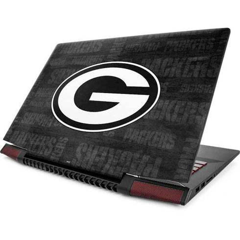NFL Green Bay Packers Black & White Lenovo IdeaPad Skin