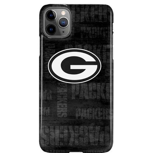 NFL Green Bay Packers Black & White iPhone 11 Pro Max Lite Case