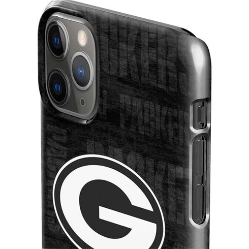 NFL Green Bay Packers Black & White iPhone 11 Pro Max Lite Case
