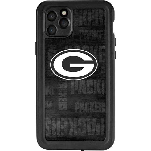 NFL Green Bay Packers Black & White iPhone 11 Pro Max Waterproof Case