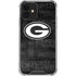 NFL Green Bay Packers Black & White iPhone 12 Clear Case