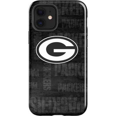 NFL Green Bay Packers Black & White iPhone 12 Impact Case