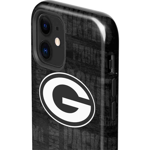 NFL Green Bay Packers Black & White iPhone 12 Impact Case