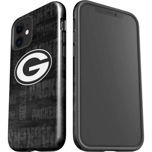 NFL Green Bay Packers Black & White iPhone 12 Impact Case