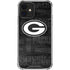 NFL Green Bay Packers Black & White iPhone 12 Mini Clear Case