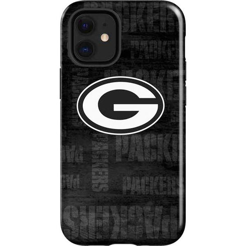 NFL Green Bay Packers Black & White iPhone 12 Mini Impact Case