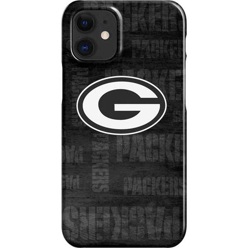 NFL Green Bay Packers Black & White iPhone 12 Mini Lite Case