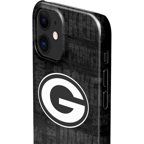 NFL Green Bay Packers Black & White iPhone 12 Mini Lite Case