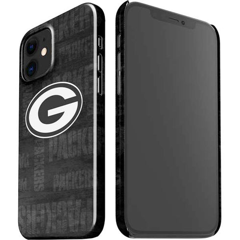 NFL Green Bay Packers Black & White iPhone 12 Mini Lite Case
