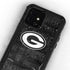NFL Green Bay Packers Black & White iPhone 12 Mini Waterproof Case