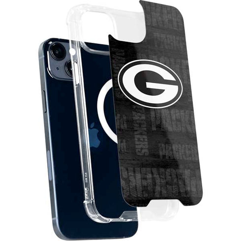 NFL Green Bay Packers Black & White iPhone 13 MagSafe Case
