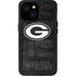 NFL Green Bay Packers Black & White iPhone 13 Mini Waterproof Case