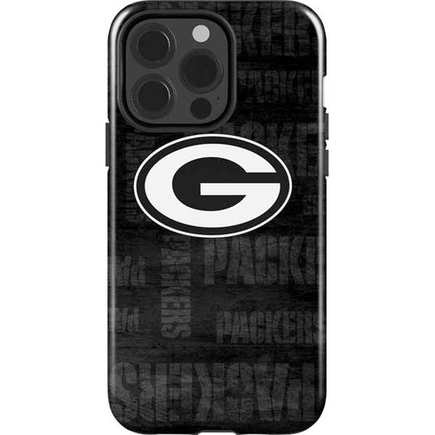 NFL Green Bay Packers Black & White iPhone 13 Pro Impact Case