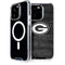 NFL Green Bay Packers Black & White iPhone 13 Pro MagSafe Case