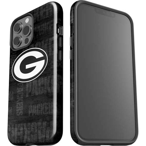 NFL Green Bay Packers Black & White iPhone 13 Pro Max Impact Case