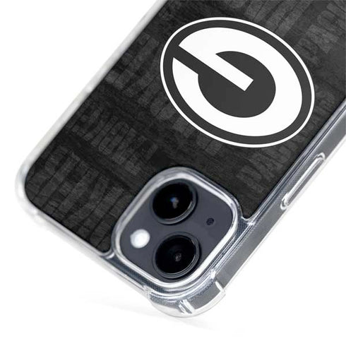 NFL Green Bay Packers Black & White iPhone 15 MagSafe Case