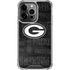 NFL Green Bay Packers Black & White iPhone 14 Pro Clear Case