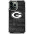 NFL Green Bay Packers Black & White iPhone 14 Pro Max Clear Case