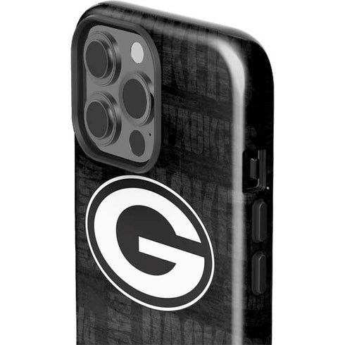 NFL Green Bay Packers Black & White iPhone 15 Pro Max Impact Case