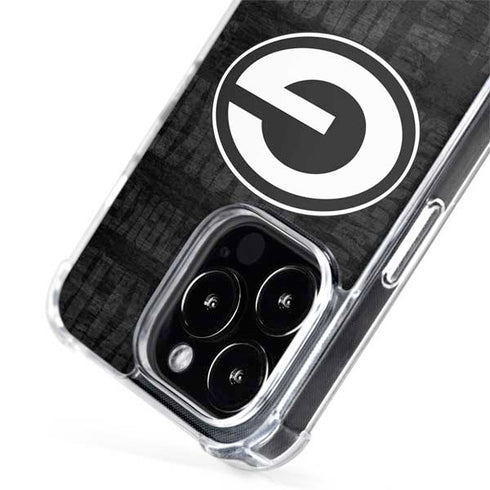 NFL Green Bay Packers Black & White iPhone 15 Pro Max MagSafe Case