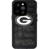 NFL Green Bay Packers Black & White iPhone 14 Pro Waterproof Case