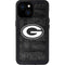 NFL Green Bay Packers Black & White iPhone 15 Waterproof Case