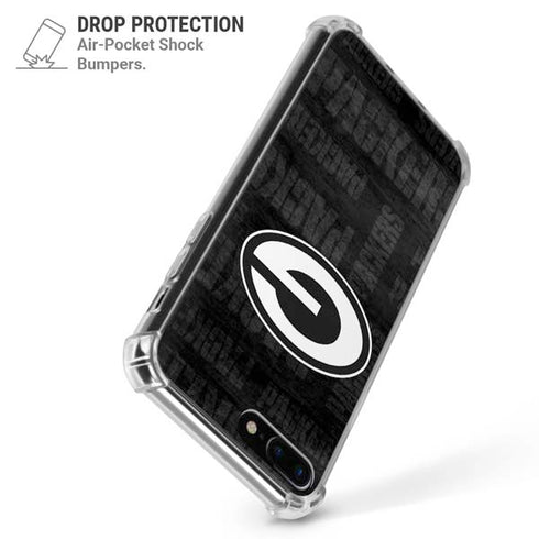 NFL Green Bay Packers Black & White iPhone 7/8 Plus Clear Case