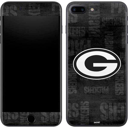 NFL Green Bay Packers Black & White iPhone 7 Plus Skin