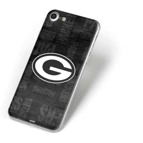 NFL Green Bay Packers Black & White iPhone 7 Skin