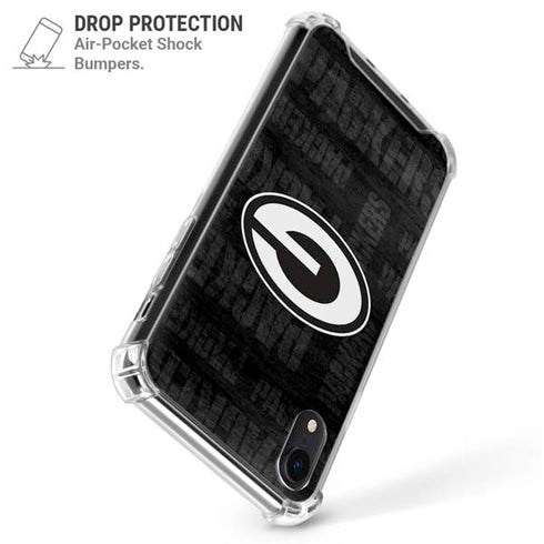 NFL Green Bay Packers Black & White iPhone XR Clear Case