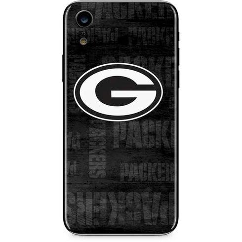 NFL Green Bay Packers Black & White iPhone XR Skin