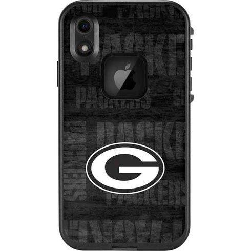 NFL Green Bay Packers Black & White LifeProof Fre iPhone Skin