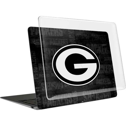 NFL Green Bay Packers Black & White MacBook Air 15in (2023-2025) Case plus Skin