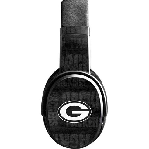 NFL Green Bay Packers Black & White Skullcandy Crusher Wireless Skin