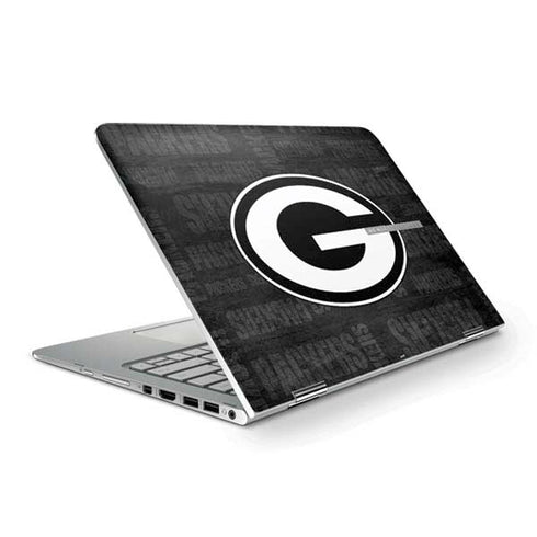 NFL Green Bay Packers Black & White HP Spectre Skin