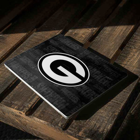 NFL Green Bay Packers Black & White Surface Laptop 2 Skin