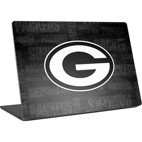 NFL Green Bay Packers Black & White Surface Laptop 4 15in Skin