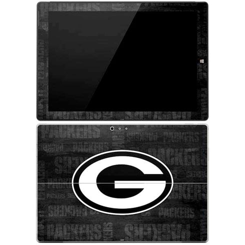 NFL Green Bay Packers Black & White Surface Pro 3 Skin