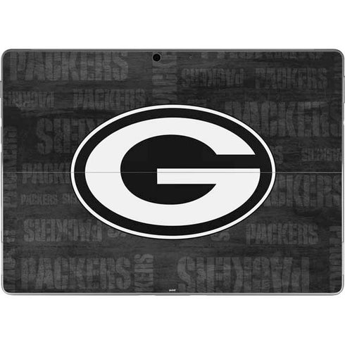 NFL Green Bay Packers Black & White Surface Pro 9 Skin