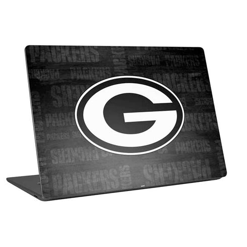 NFL Green Bay Packers Black & White Universal Laptop 12in (9.8 x 6.8in) Skin